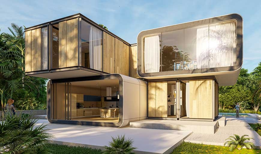 Modular modern home
